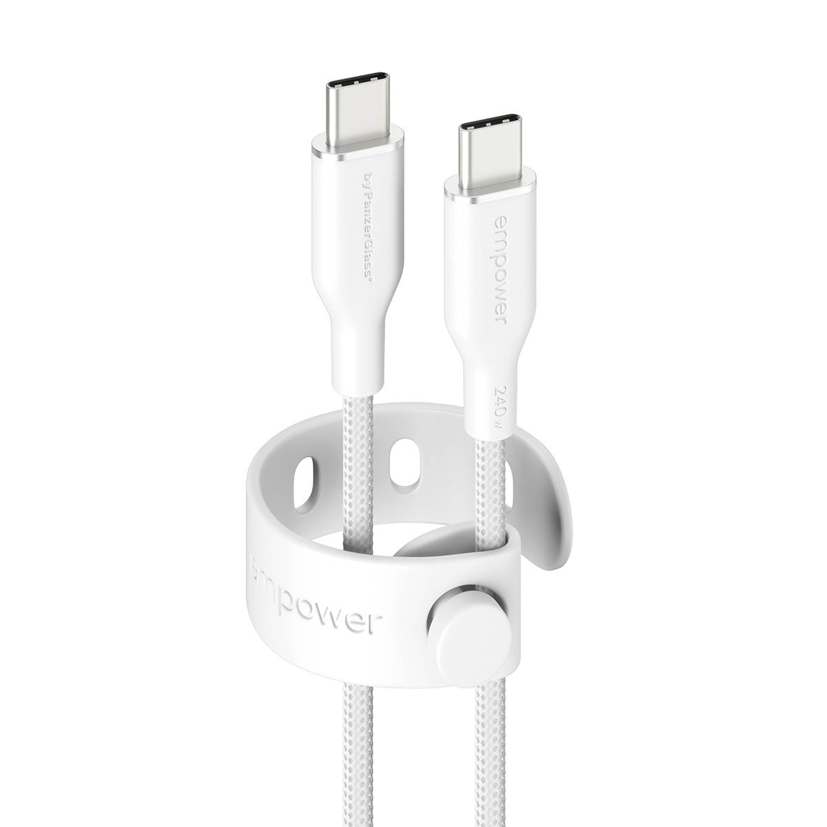 empower Racing 240W USB-C-USB-C Cable/USB 2.0/1.2M/white empower Racing 240W USB-C-USB-C Cable/USB 2.0/1.2M/white