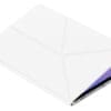 Samsung Book Cover Cover für Galaxy Tab S11, White Fearlessly Fashionable, BABY! Eine wunderschöne Hülle für die furchtlos Modischen. Mit CARE by PanzerGlass kannst du dein Handy zu Ruhm und Ehre bringen. Einzigartiger Stil trifft auf Schutz und Persönlichkeit. Die hochwertigen Hüllen sind so konzipiert, dass sie dein Outfit ergänzen, die Grenzen der schützenden Handy-Hüllen erweitern und dich gleichzeitig modisch auf der Höhe der Zeit halten. Care by PanzerGlass unterstreicht deinen einzigartigen Stil und sorgt dafür, dass du mit jedem Look auffällst. Das schlanke Design und der weiche Halt bieten das perfekte Gleichgewicht zwischen schlichter Ästhetik und Komfort, so dass du dein Gerät mit Freude in der Hand hältst. Verbesserter Kameraschutz bedeutet, dass du deine Erinnerungen schützen kannst, ohne Kompromisse beim Stil einzugehen. Genieße die Konnektivität mit all deinem MagSafe-Zubehör, damit dein Gerät immer aufgeladen und einsatzbereit ist.