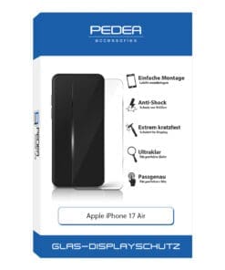 PEDEA Display-Schutzglas für Apple iPhone 17 Air