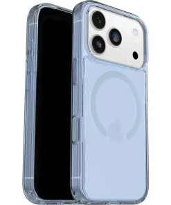 OtterBox Symmetry Clear MagSafe Cam Control iPhone 17 Pro blue
