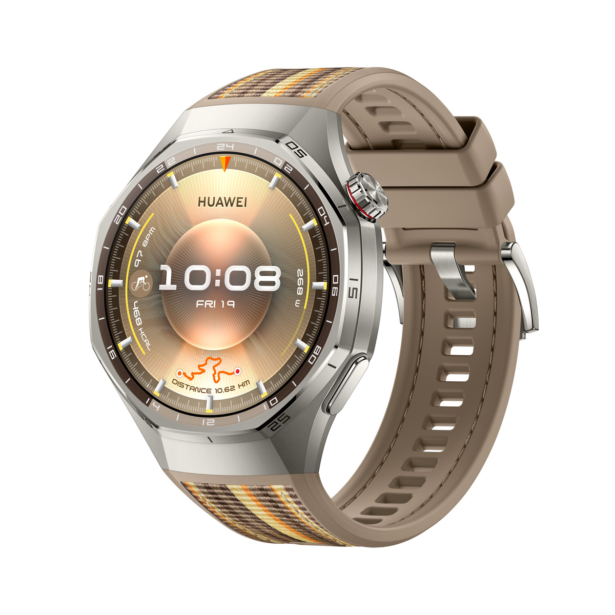 Huawei WATCH GT6 pro 46mm (Atum-B29W), Brown Woven Strap Huawei WATCH GT6 pro 46mm (Atum-B29W), Brown Woven Strap