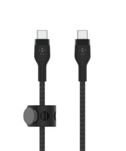 Belkin PRO Flex USB-C/USB-C Kabel, bis 60W, 3m, schwarz