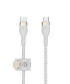 Belkin PRO Flex USB-C/USB-C Kabel, bis 60W, 3m, weiß