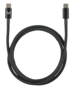 Mobilis Cable USB C / USB C - 1m - 100W - Black