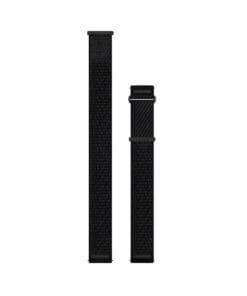 Garmin Schnellwechsel-Armband 22 mm Nylon Schwarz/Schiefergrau