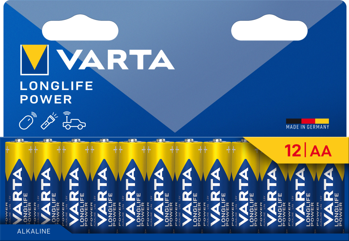 VARTA Longlife Power AA Pack 12 VARTA Longlife Power AA Pack 12