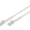 DIGITUS CAT 6A F-FTP abwinkelb. Patchkabel, CU, 1,5 m, grau Zukunftssichere Standards und High-End-Qualität flexible Lösung für Ihr Netzwerk.<br><br>- Vorteil: Abwinkelbares und schlankes Design – das Kabel lässt sich mühelos in engen Räumen und um Ecken verlegen<br>- Eigenschaften: Übertragungsgeschwindigkeit 10 Gbit/s und Frequenz 500 MHz<br>- Einsatzbereich: Ideal für Rechenzentren, High-Density-Lösungen und Homeoffices<br>- PoE+ bereit<br><br>Die DIGITUS® abwinkelbaren Slim Patchkabel zeichnen sich durch ihren geringen Außendurchmesser und ein hochflexibles, abwinkelbares Tülle aus. Das abwinkelbare und schlanke Design ermöglicht eine vielseitige Verwendung und eine mühelose Installation – selbst in beengten Bereichen oder um Ecken. Zudem werden die DIGITUS® abwinkelbaren Slim Patchkabel gemäß den Standards ISO/IEC 11801 und DIN EN 50173 CAT 6A gefertigt. Sie gewährleisten, dass die Kabelinstallation den ISO- und EN-Kanalspezifikationen entspricht, und bieten exzellente Leistung im DIGITUS® CAT 6A Verkabelungssystem. Die Performance wurde bis 500 MHz getestet, einschließlich Eigenschaften wie Nahnebensprechen ("NEXT"). DIGITUS® Patchkabel wurden speziell entwickelt, um allen Anforderungen in verschiedenen Einsatzbereichen gerecht zu werden. Jedes Kabel ist mit einem angespritzten, abwinkelbaren Knickschutz mit Zugentlastung ausgestattet. Zusätzlich verfügt die Tülle über einen Rasthebelschutz, der ein Abknicken des Kabels und ein Abbrechen des Rasthebels am Stecker verhindert.
