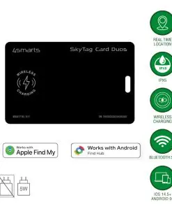 4smarts Standort-Finder SkyTag Card Duos ReCharge