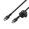 Belkin Belkin PRO Flex USB-C/USB-C Silikon-Kabel, 1m, schwarz