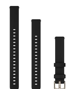 Garmin Lily 2-Armband (14 mm), Silikon Schwarz/Cremegold