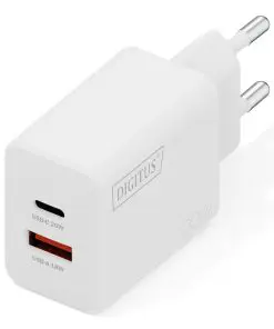 DIGITUS USB Charger 20W, 1x USB-C, 1x USB-A