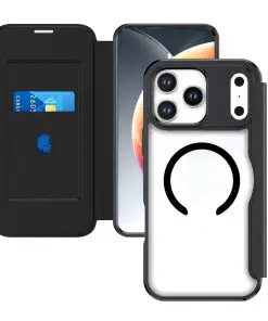 4smarts Urban Pro Flipcase iPhone 17 Pro Max Qi2 ready black