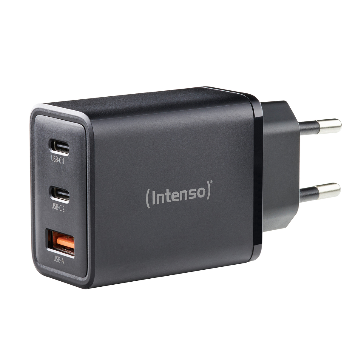 Intenso W65ACC Netzteil schwarz 1xUSB A 2xUSB C Intenso W65ACC Netzteil schwarz 1xUSB A 2xUSB C