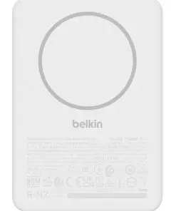 Belkin Slim, Magnetische Powerbank 5.000mAh, 7.5 W, weiss