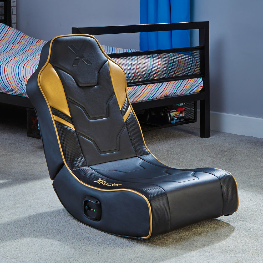 XROCKER Gaming Bodensessel gold SHADOW 2.0 2 xLS/ Controlpanel XROCKER Gaming Bodensessel gold SHADOW 2.0 2 xLS/ Controlpanel