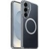 OtterBox Symmetry Clear Magnets Samsung Galaxy S26+ -clear Schützen Sie Ihr Smartphone mit der Symmetry Series. Diese ultradünne Handyhülle schützt vor schweren Stürzen und anderen alltäglichen Beanspruchungen des täglichen Lebens. Telefonieren, SMS schreiben und Videochatten - alles klappt einwandfrei, denn alle Handy Funktionen funktionieren perfekt mit der Symmetry Series. Die integrierten Magnete sorgen für eine präzise Ausrichtung und einen festen Halt für schnelles Aufladen. Das Gerät hat immer genug Strom und ist jederzeit einsatzbereit. Außerdem können Sie Ihre Hülle mithilfe der integrierten Befestigungen individuell gestalten und personalisieren.
