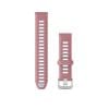 Garmin Schnellwechsel-Silikon-Armband 18 mm Altrosa/Steinweiss Ersetze das 26 mm Armband kompatibler Smartwatches der Instinct Serie durch ein Armband in diesen modischen Farben. Entferne einfach das aktuelle Uhrenarmband und bringe das neue Armband an. Schon hast du eine angenehm zu tragende und attraktive Multisport-Smartwatch.