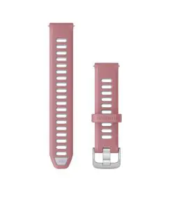 Garmin Schnellwechsel-Silikon-Armband 18 mm Altrosa/Steinweiss
