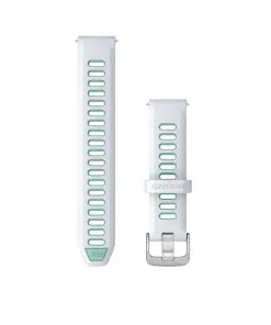 Garmin Schnellwechsel-Silikon-Armband 18mm Steinweiss/Mintgrün