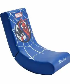 XROCKER Gaming Bodensessel blau Marvel/Spider-Man/klappbar