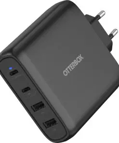 OtterBox Standard EU Wall Charger 100W GaN 2X USB-C + 2X USB-A