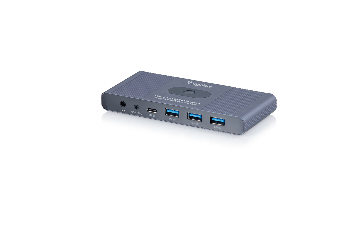 DIGITUS USB-C 3.0 HDMI KVM-Switch, 2-Port, 4K60Hz, Core Line DIGITUS USB-C 3.0 HDMI KVM-Switch, 2-Port, 4K60Hz, Core Line