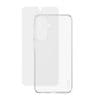 CARE by PanzerGlass 2-in-1 Bundle Samsung Galaxy A37 Schütze dein Handy stilvoll mit dem CARE by PanzerGlass Fashion 2-in-1 Protection Bundle. Entwickelt für alle, die sowohl Mode als auch Sicherheit schätzen, sorgt dieses Bundle für optimalen Schutz und setzt gleichzeitig ein Statement. Das Bundle enthält: SAFE by PanzerGlass Screen Protector Ultra-Wide Fit: Dieser Displayschutz absorbiert Stöße und verhindert Kratzer, ohne die Klarheit und Berührungsempfindlichkeit deines Bildschirms zu beeinträchtigen. Die Ultra-Wide Fit-Abdeckung schützt die gesamte Vorderseite – für ein beruhigendes Gefühl bei jeder Berührung. CARE by PanzerGlass Fashionable X-ray Case: Mehr als nur Schutz, dieses Case kombiniert ein schlankes, transparentes Design mit solider Haltbarkeit. Aus recycelten Materialien gefertigt, lässt es die Schönheit deines Handys durchscheinen und bietet dennoch erstklassigen Schutz gegen tägliche Stöße und Erschütterungen. Die Installation ist einfach. Der Displayschutz wird mit einem EasyAligner geliefert, der die Installation zu einem Kinderspiel macht.
