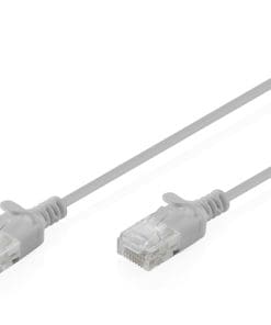 DIGITUS CAT 6 U-UTP Slim Patchkabel, 1 m, Grau