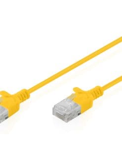 DIGITUS CAT 6 U-UTP Slim Patchkabel, 1 m, Gelb