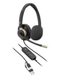 Poly Mission 820 Stereo USB Wired Headset