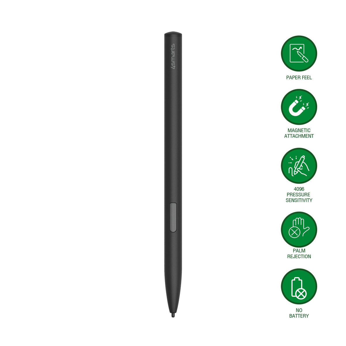 4smarts Eingabestift Multi-Device Pencil Pro EMR, schwarz 4smarts Eingabestift Multi-Device Pencil Pro EMR, schwarz