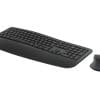 Logitech MK880 For Business, QWERTZ-Layout, graphit Die Logitech MX Master 4 for Business ist eine leistungsstarke Premium-Maus, die speziell für professionelle Arbeitsumgebungen entwickelt wurde. Sie überzeugt mit modernster Technologie, hoher Präzision und maximalem Komfort – ideal für anspruchsvolle Anwender im Büro oder Homeoffice. Der hochentwickelte 8K-DPI-Darkfield-Lasersensor ermöglicht exakte Steuerung auf nahezu jeder Oberfläche, sogar auf Glas. Gleichzeitig sorgt das MagSpeed-Scrollrad für ultraschnelles und präzises Scrollen, während leise Klicks eine konzentrierte Arbeitsatmosphäre fördern. Dank optimierter Konnektivität mit Logi Bolt oder Bluetooth und langer Akkulaufzeit von bis zu 70 Tagen ist die Maus zuverlässig und flexibel im Einsatz. Intelligente Funktionen wie der Actions Ring, haptisches Feedback und umfangreiche Personalisierungsoptionen steigern die Effizienz und bieten ein individuell anpassbares Nutzungserlebnis auf höchstem Niveau.