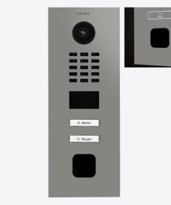 DoorBird D2102FV EKEY sLine IP Video Türsprechanlage RAL 9007