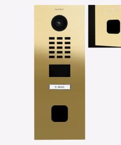 DoorBird D2101FV EKEY IP Video Türstation Messing Optik PVD