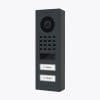 DoorBird D1102V IP Vid. Türst.2 Ruftasten Aufputz RAL7016 Stellen Sie sich vor, Sie sind gerade nicht zu Hause und Ihre Kinder haben sich ausgeschlossen oder der Paketbote bringt eine Lieferung. Mit DoorBird ist das nun kein Problem mehr. Bei jedem Klingeln bekommen Sie eine Push-Mitteilung auf Ihr Smartphone oder Tablet und können mit dem Besucher sprechen und ihn in HD-Qualität sehen. So verpassen Sie garantiert keinen Besucher mehr. Mit DoorBird sind Sie unterwegs und doch zu Hause, auch wenn ein Einbrecher die Türklingel zur Anwesenheitskontrolle betätigt.DoorBird ist die smarte Lösung für Ihre Eingangstür. Verbinden Sie Ihre DoorBird IP Video Türstation mit Ihrem Smartphone und unterhalten Sie sich mit Ihren Besuchern auch von unterwegs!Die IP Video Türstation kann als eigenständige Einheit betrieben oder in eine bestehende Smart-Home-Plattform integriert werden. Auch bereits vorhandene, klassische Installationen wie Türgongs oder elektrische Tür- und Toröffner können Sie mit DoorBird weiterverwenden und über die App steuern.