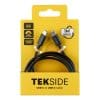 Cellularline TEKSIDE Data Cable 1m USB-C/ Typ-C Black SOFT ist die ultradünne und transparente Gummihülle mit glänzender Oberfläche. Perfekt für alle, die die Kanten und die Rückseite ihres Smartphones schützen wollen und gleichzeitig sein Design aufwerten möchten.