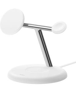 Belkin UltraCharge 25 Watt Qi2 3-in-1 Ladestation, weiß