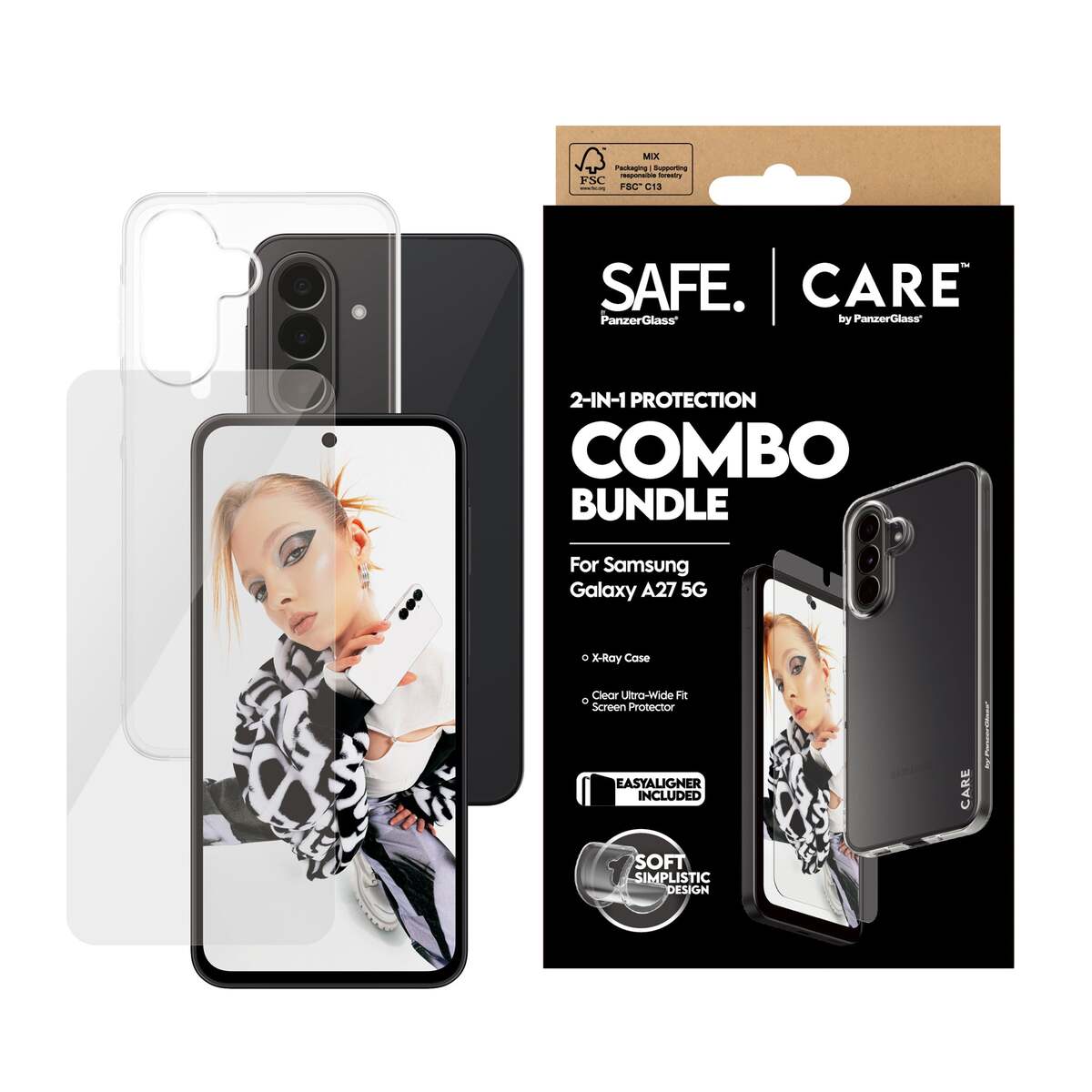 CARE PanzerGlass 2-in-1 Bundle Samsung Galaxy A27 5G CARE PanzerGlass 2-in-1 Bundle Samsung Galaxy A27 5G