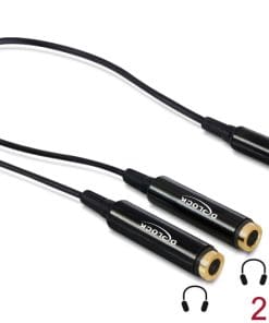 Delock Kabel Audio Splitter Klinkenstecker 3,5 mm> 2x Klinkenbuchse 3,5 mm 25 cm