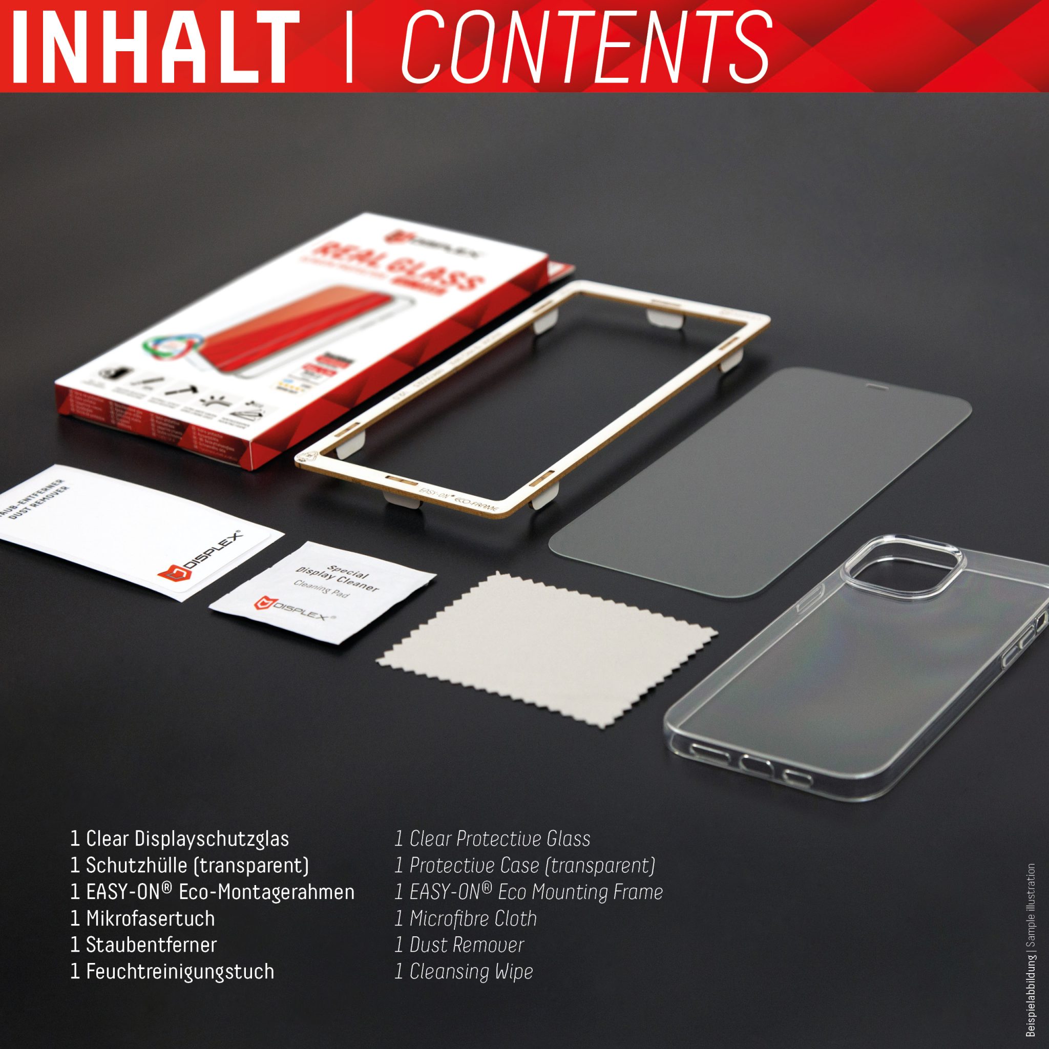 DISPLEX Panzerglas 10H inklusive Handyhülle transparent für Apple iPhone 14 Max DISPLEX Panzerglas 10H inklusive Handyhülle transparent für Apple iPhone 14 Max – Bild 8