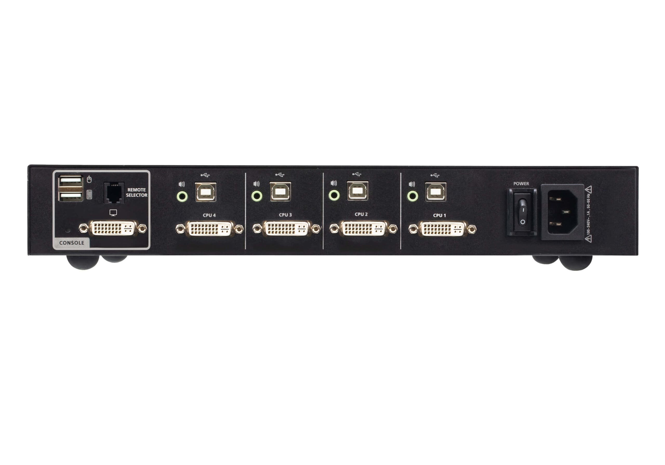 ATEN CS1184D4 4-Port KVM Secure Switch mit USB 4K DVI (PSD PP v4.0-konform) ATEN CS1184D4 4-Port KVM Secure Switch mit USB 4K DVI (PSD PP v4.0-konform) – Bild 2
