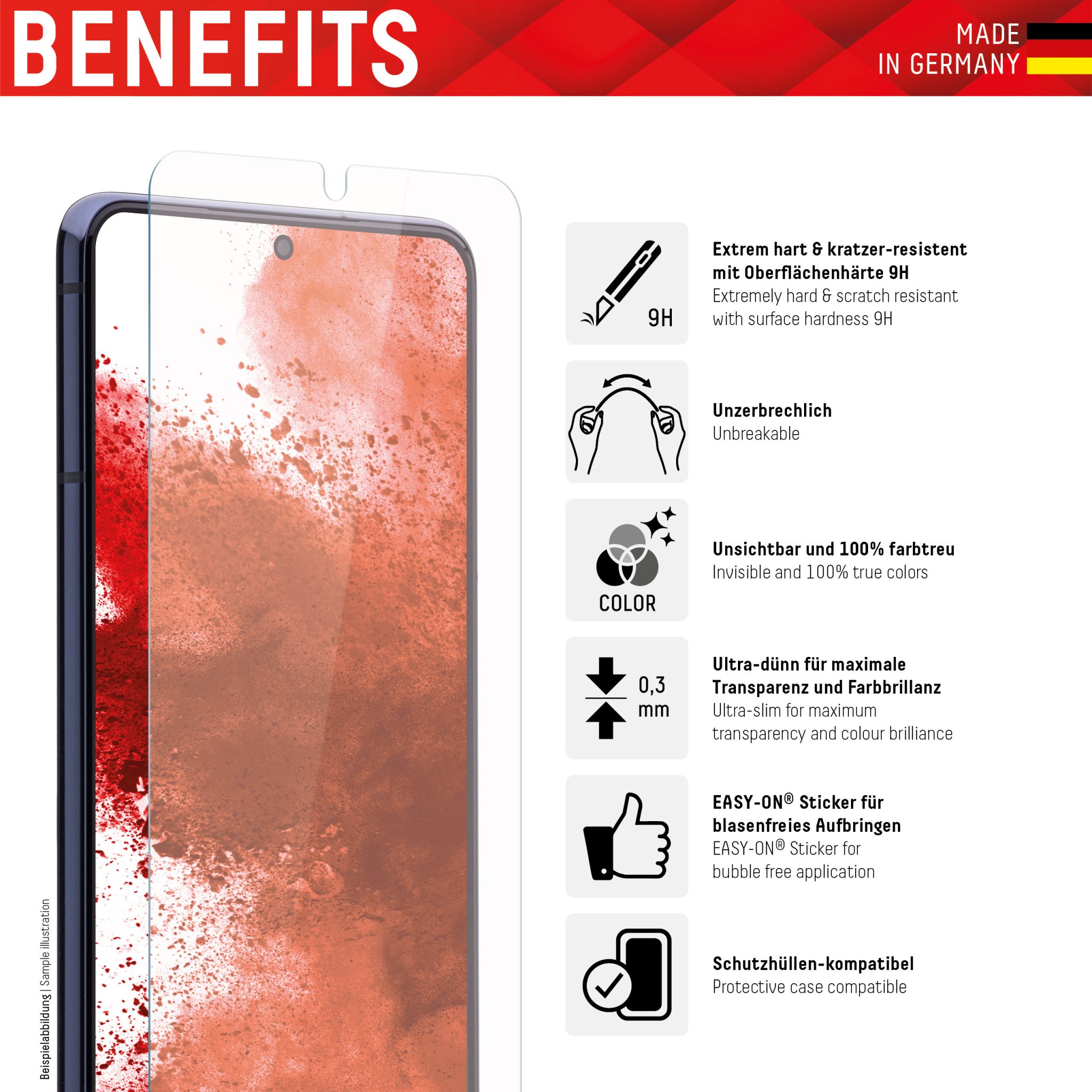 DISPLEX Panzerfolie 9H für Samsung Galaxy A02(s)/A03(s) DISPLEX Panzerfolie 9H für Samsung Galaxy A02(s)/A03(s) – Bild 2