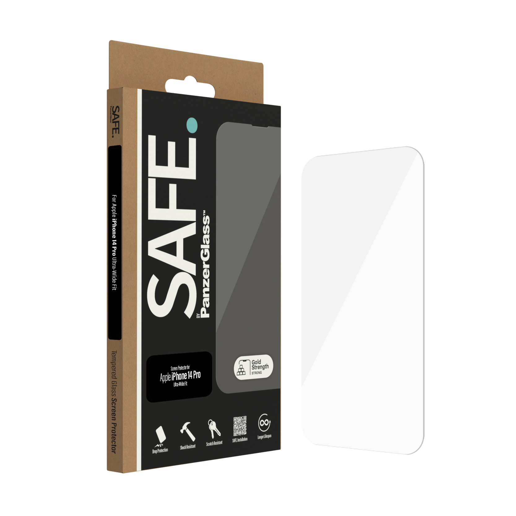 SAFE. PanzerGlass f. iPhone 14 Pro UWF SAFE. PanzerGlass f. iPhone 14 Pro UWF