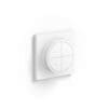 Philips Hue Tap Dial Schalter weiß. Steuere mit jeder einzelnen Taste des Hue Tap Dial Schalter bis zu drei Zimmer oder eine Zone. Drehe das Einstellrad, um das Licht dunkler oder heller zu stellen. Montiere den Schalter an der Wand, bringe ihn auf einer magnetischen Oberfläche an oder verwende ihn als Fernbedienung.