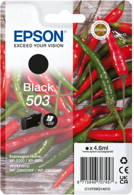 Epson Tintenpatrone 503 Schwarz (4,6ml) Epson Tintenpatrone 503 Schwarz (4,6ml)