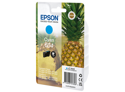 Epson Tintenpatrone 604 Cyan Epson Tintenpatrone 604 Cyan – Bild 2