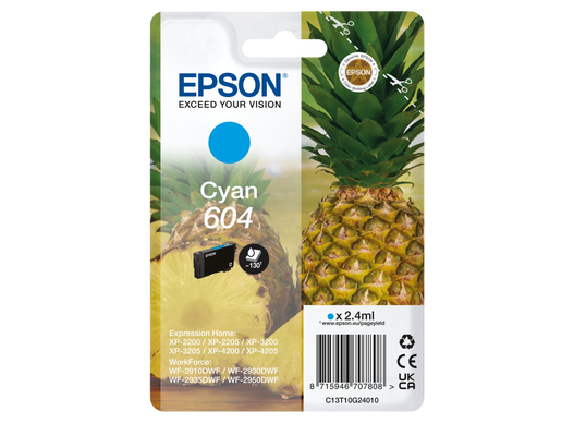 Epson Tintenpatrone 604 Cyan Epson Tintenpatrone 604 Cyan