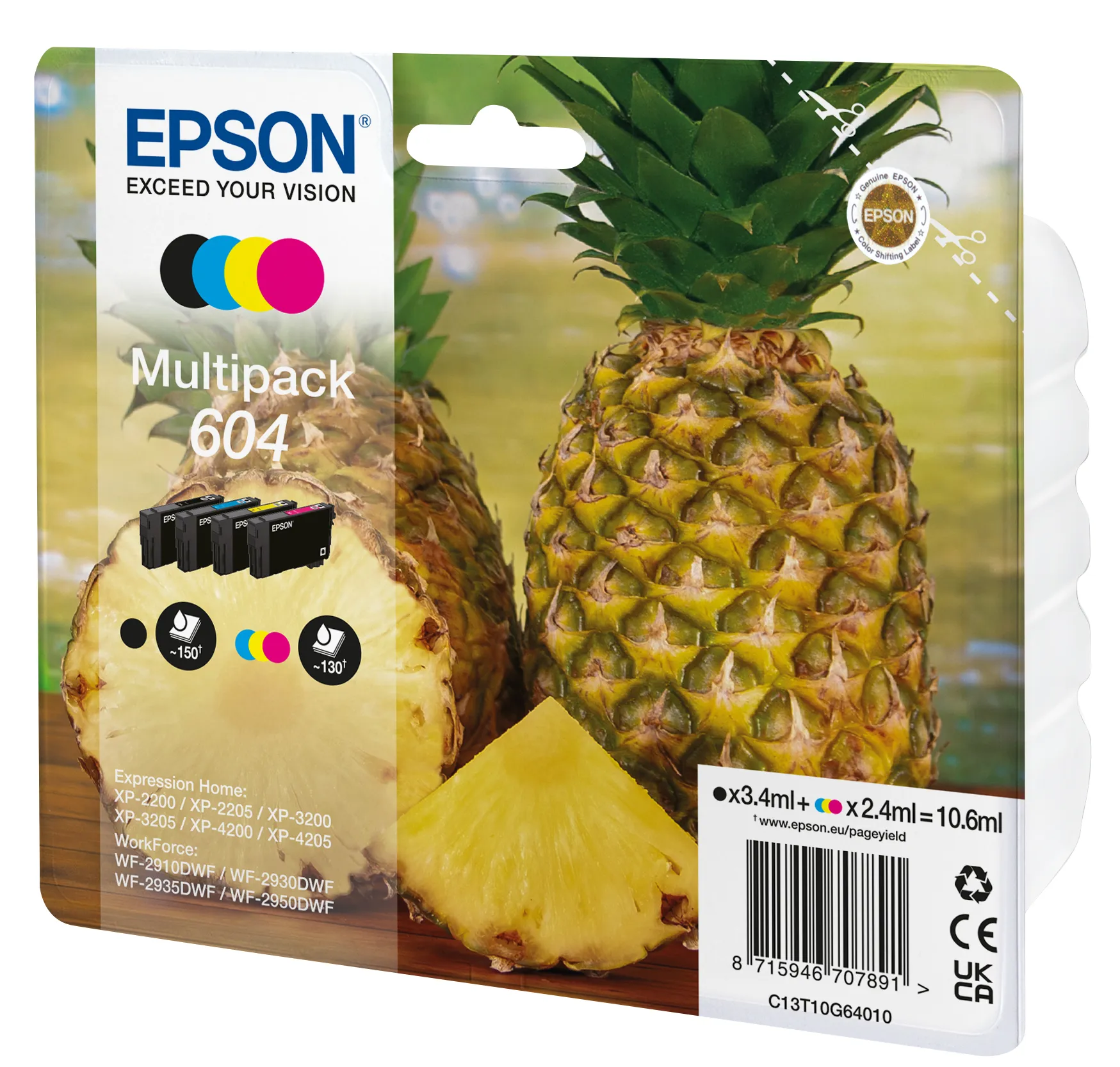 Epson Tintenpatronen Multipack 604 (4 Farben) Epson Tintenpatronen Multipack 604 (4 Farben)