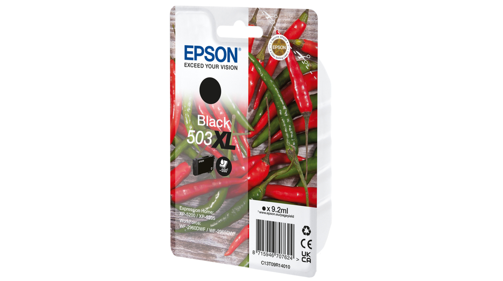 Epson Tintenpatrone 503XL Schwarz (9,2ml) Epson Tintenpatrone 503XL Schwarz (9,2ml) – Bild 2