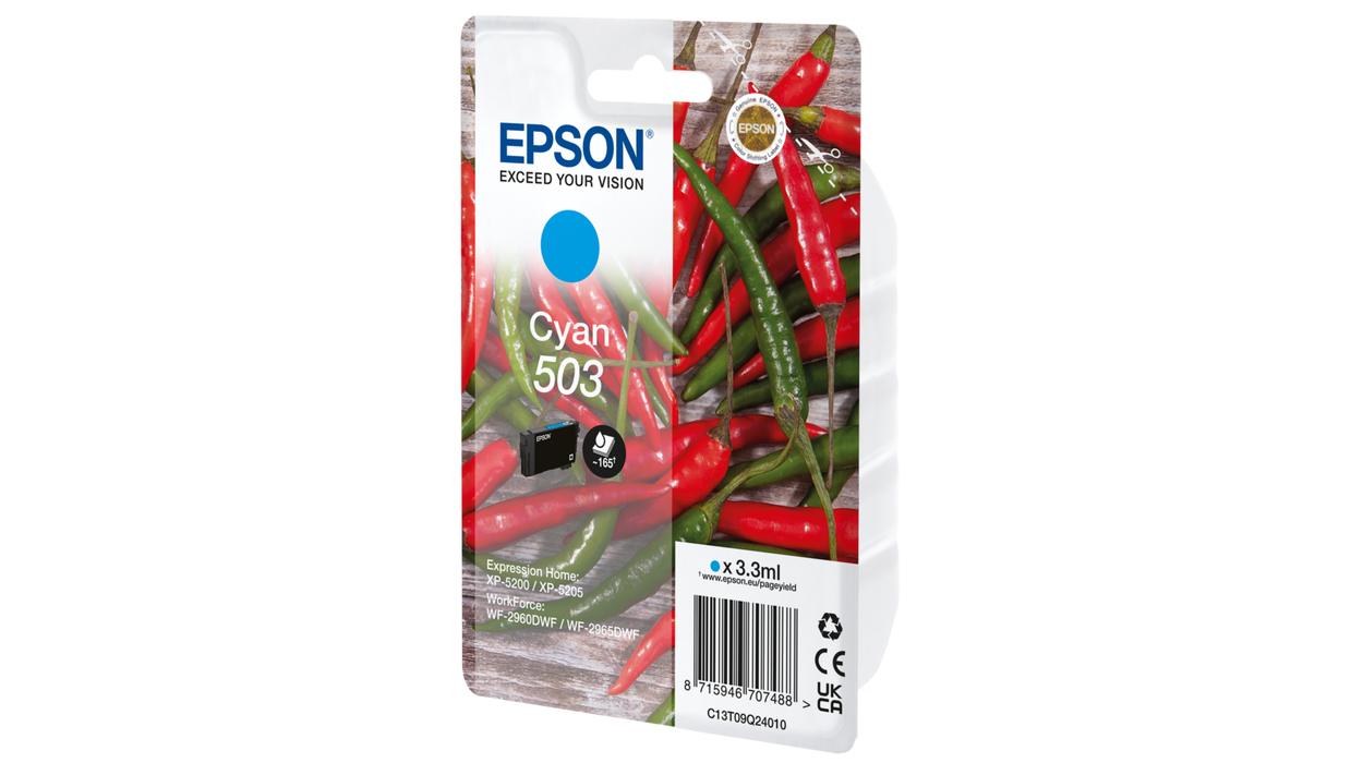 Epson Tintenpatrone 503 Cyan (3,3ml) Epson Tintenpatrone 503 Cyan (3,3ml) – Bild 2